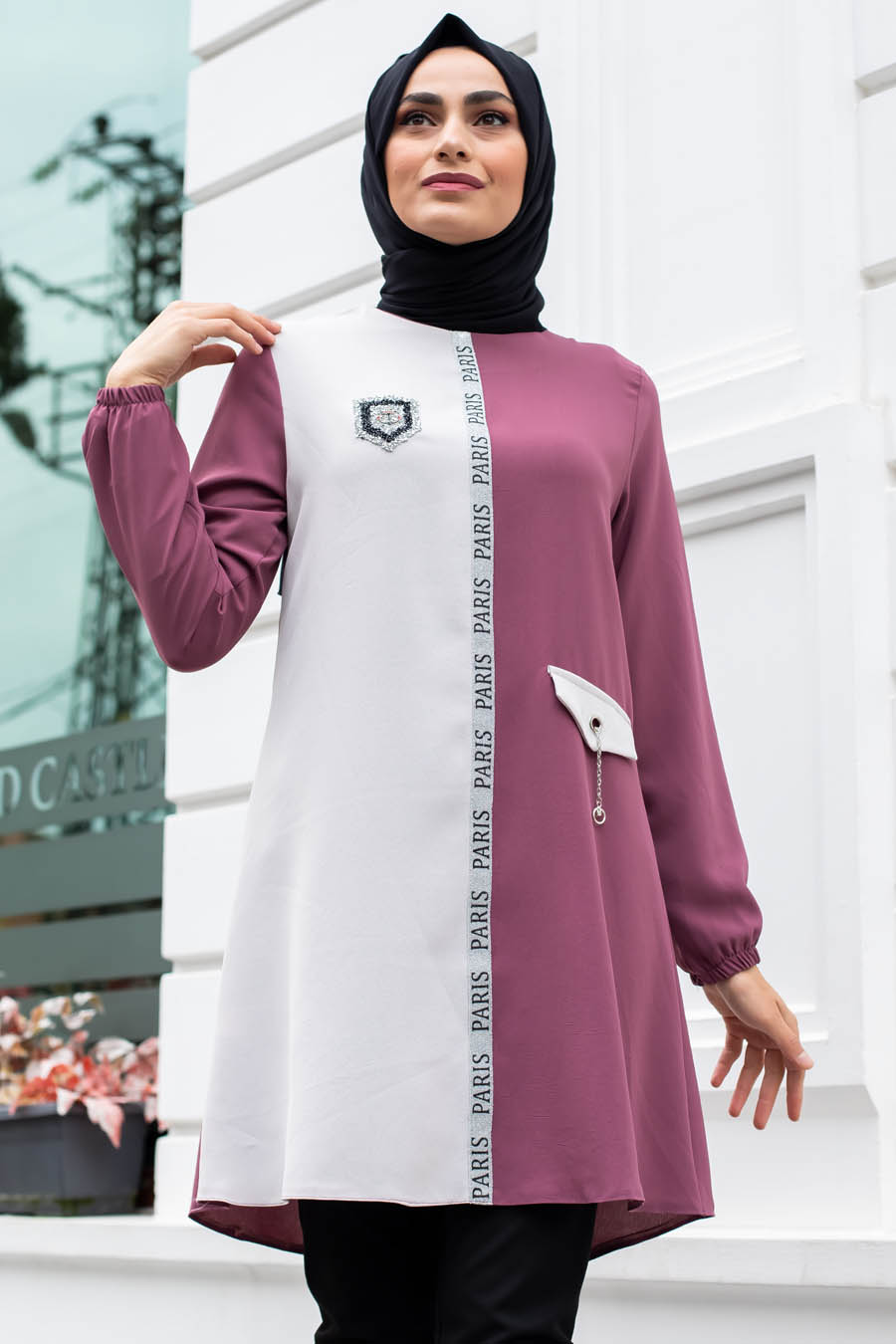 TUNIC - GÜL KURUSU TUNIC - GÜL KURUSU
