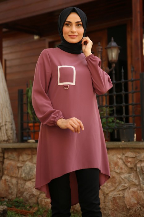 TUNIC - ROSE COLOR  