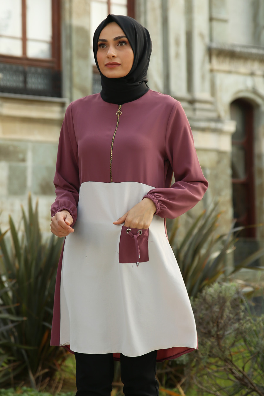 TUNIC -  ROSE COLOR 