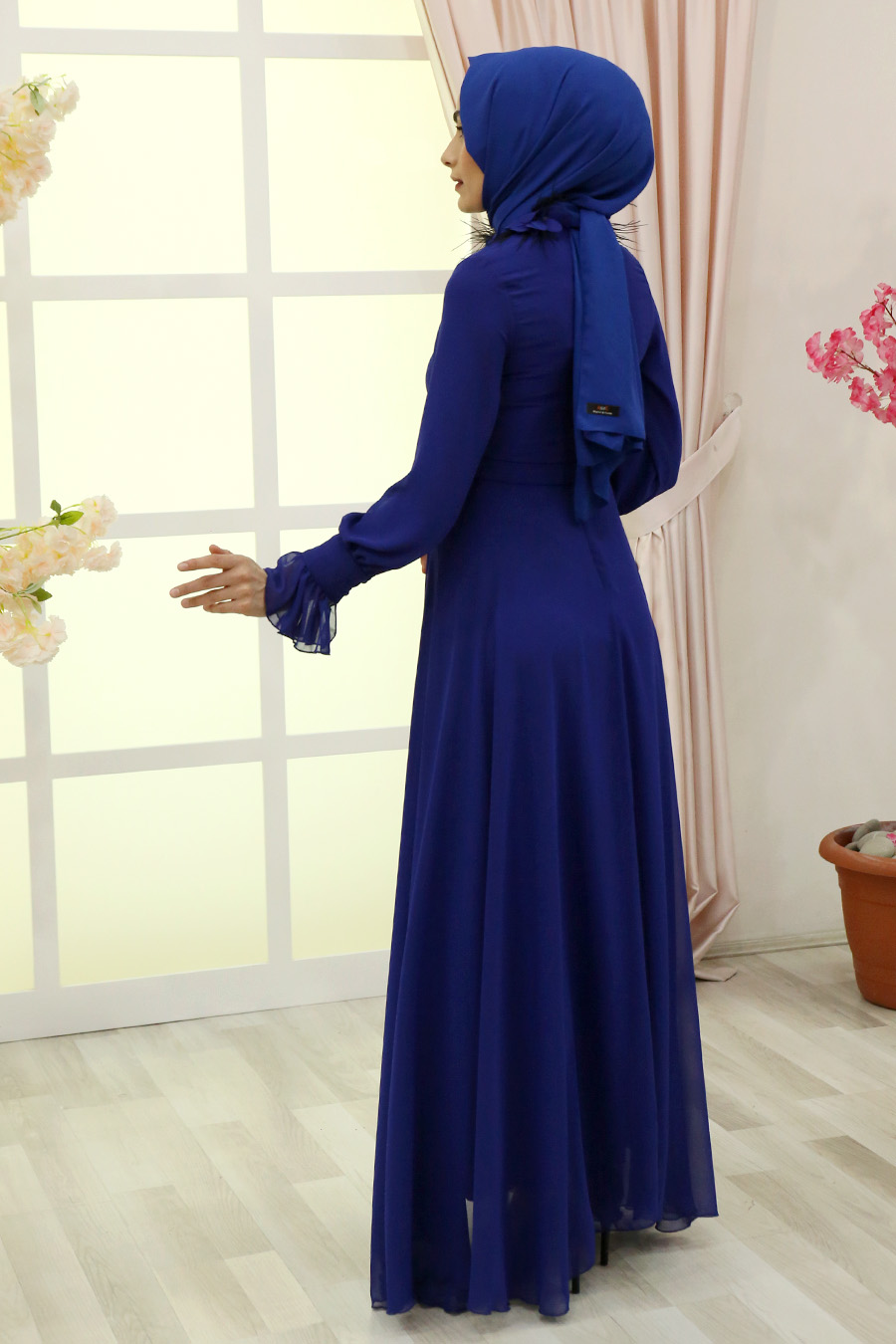 EVENING DRESS  - SAKS BLUE