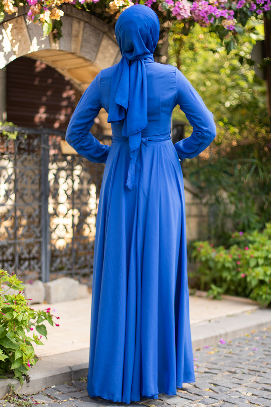 SAX BLUE EVENİNG DRESS