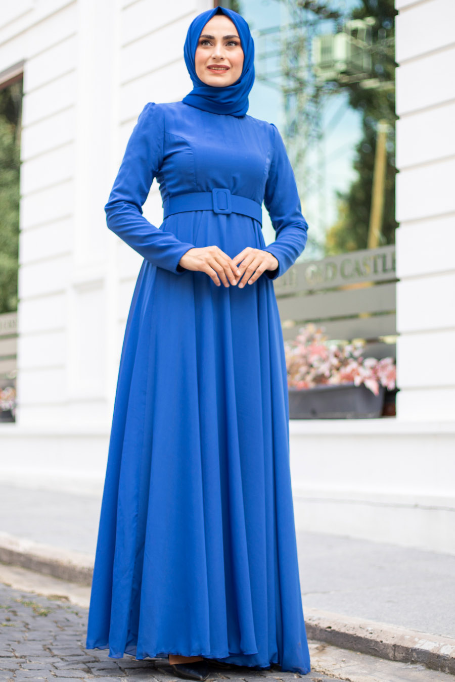 SAX BLUE EVENİNG DRESS