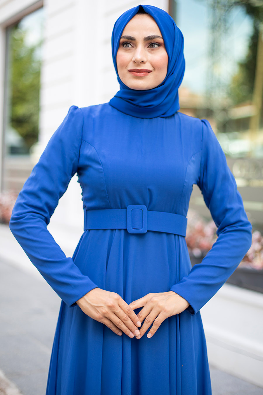 SAX BLUE EVENİNG DRESS