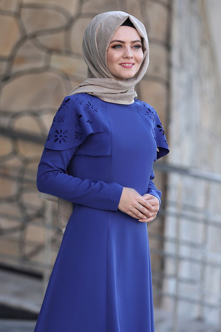SAX BLUE TUNIC AND PANT SUIT   SAX BLUE TUNIC AND PANT SUIT