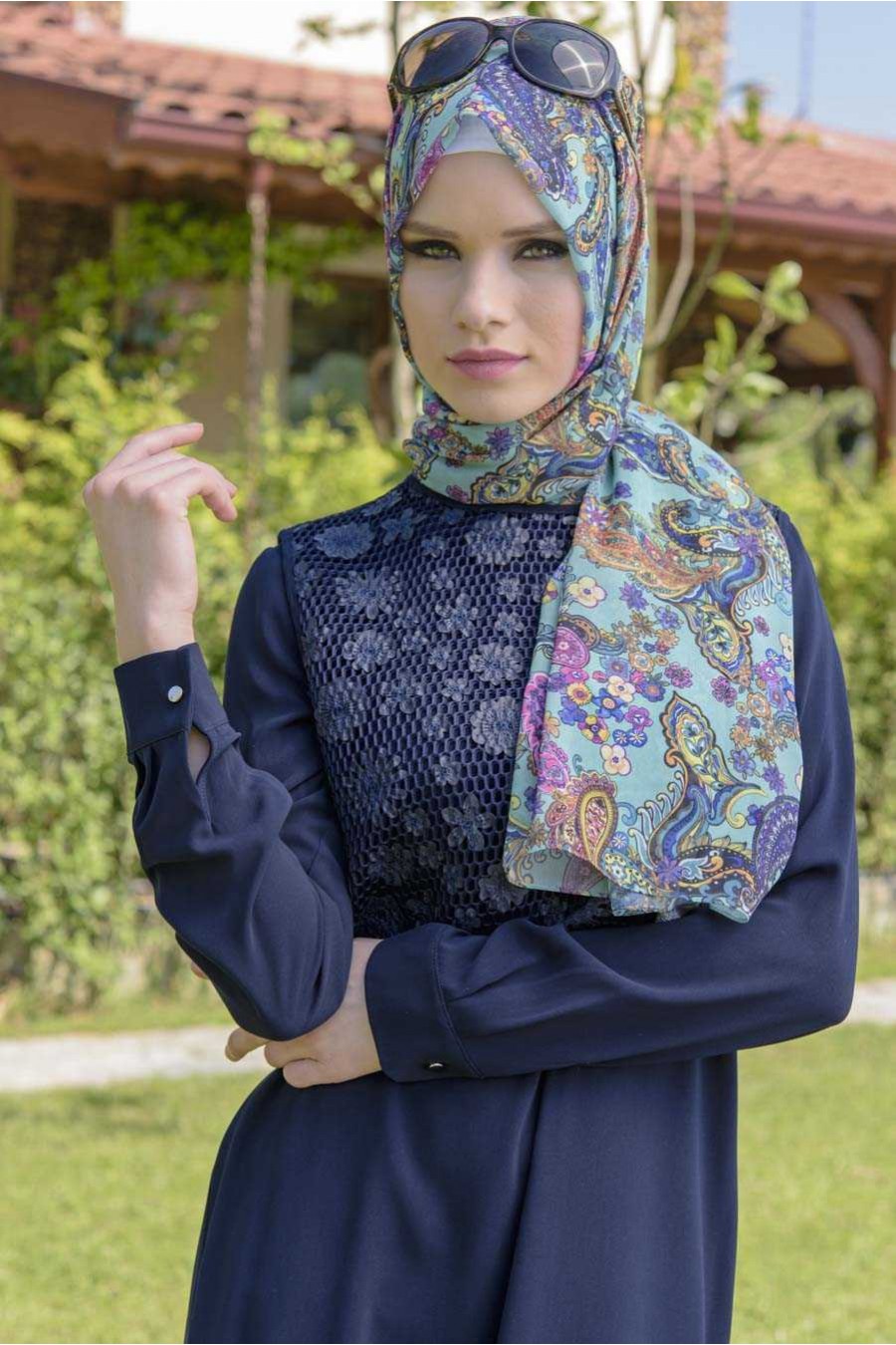 Printed Chiffon Shawl