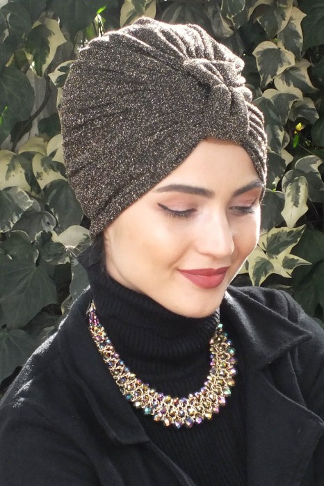 SHINING BROWN TURBAN