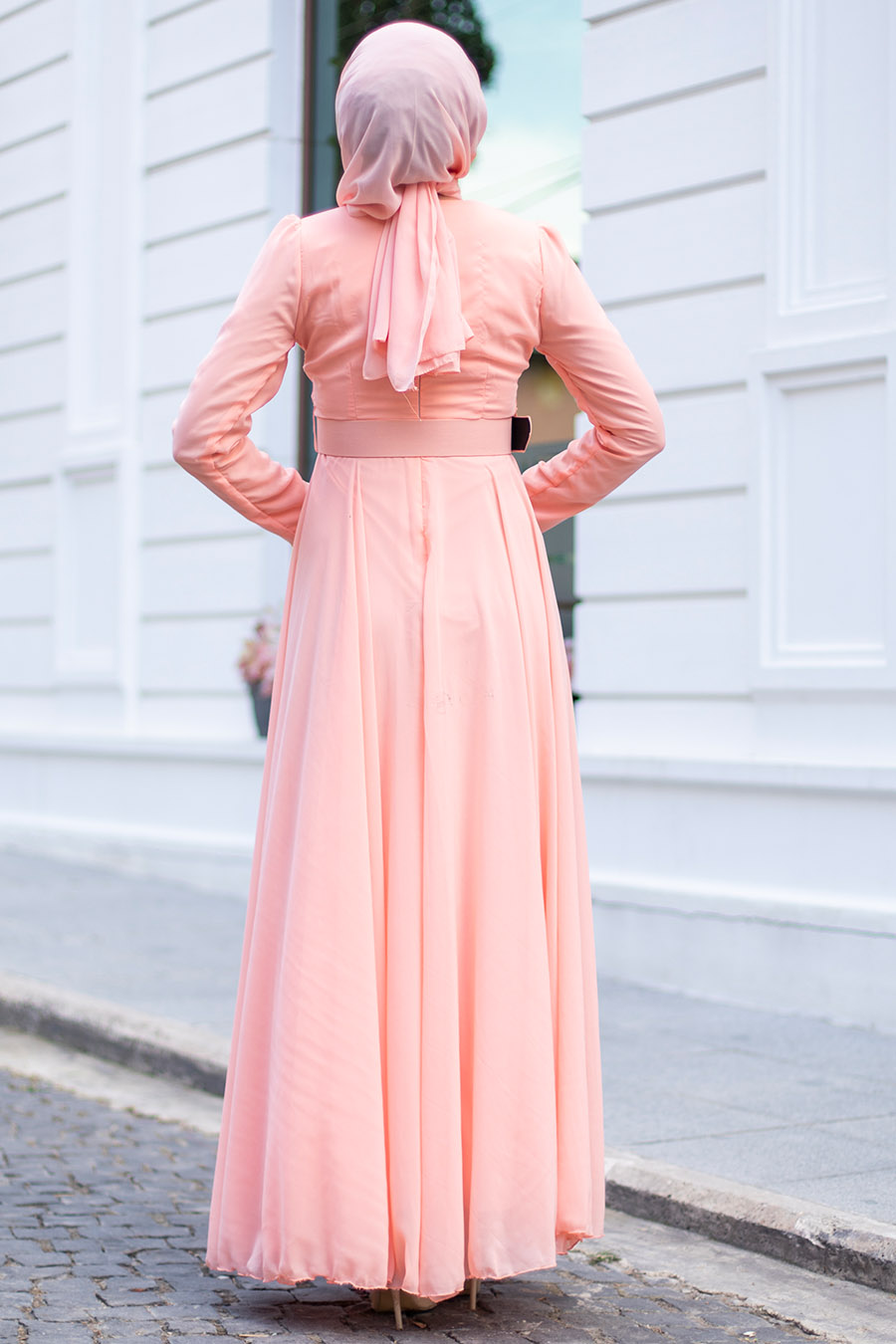 SOMON COLOR EVENİNG DRESS