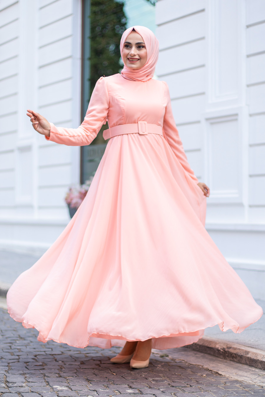 SOMON COLOR EVENİNG DRESS