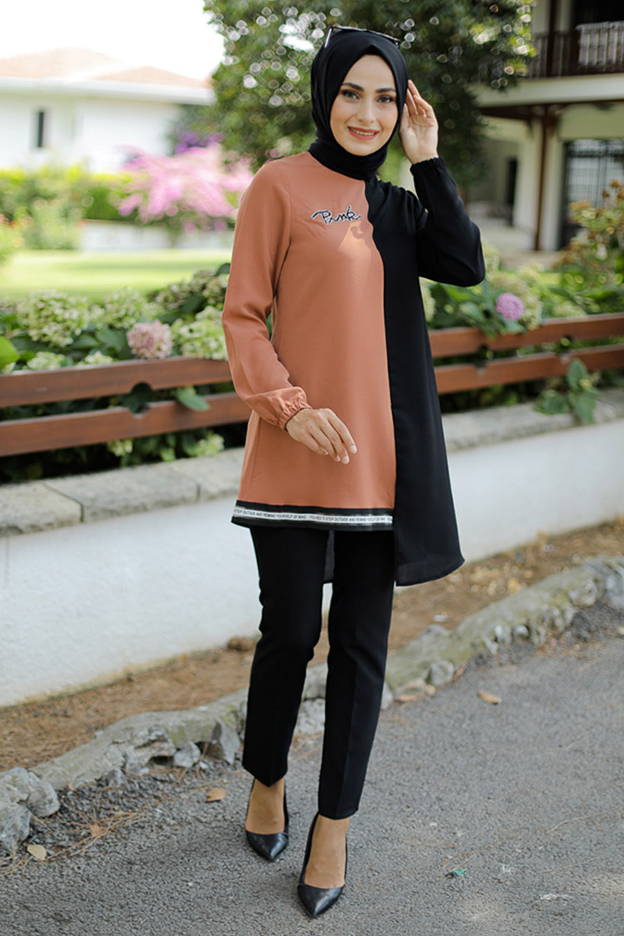 TUNIC - BRICK COLOR  TUNIC - BRICK COLOR