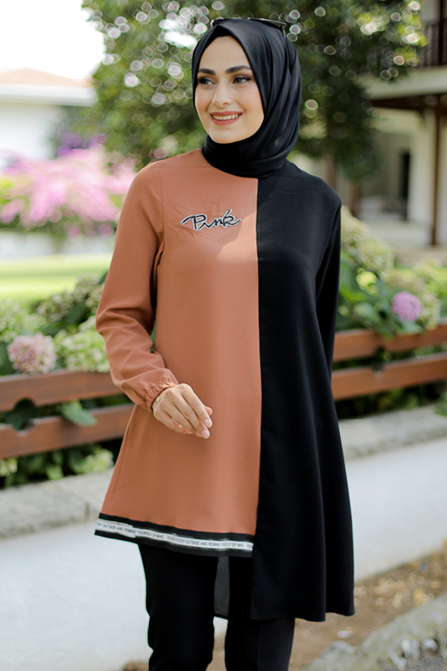 TUNIC - BRICK COLOR  TUNIC - BRICK COLOR