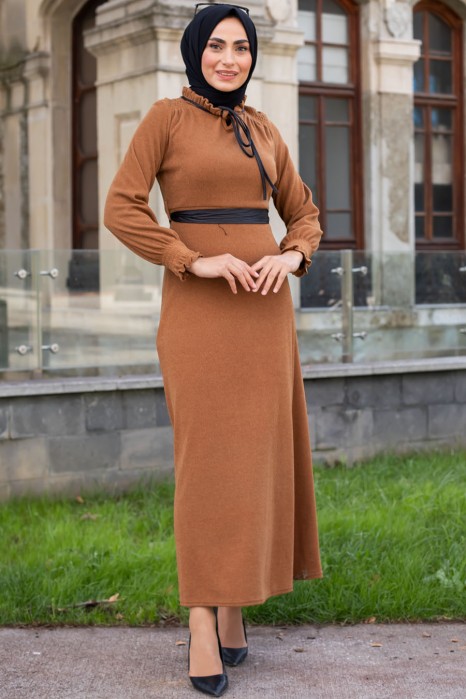 TAN COLOR DRESS