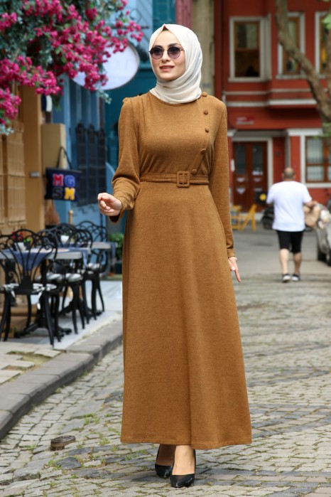 TAN COLOR DRESS