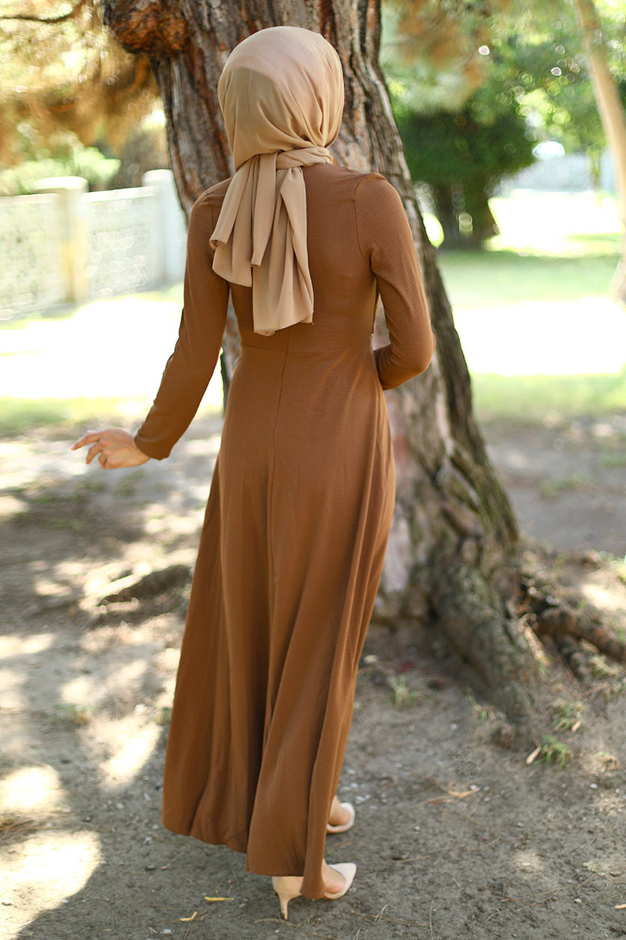 TAN COLOR DRESS