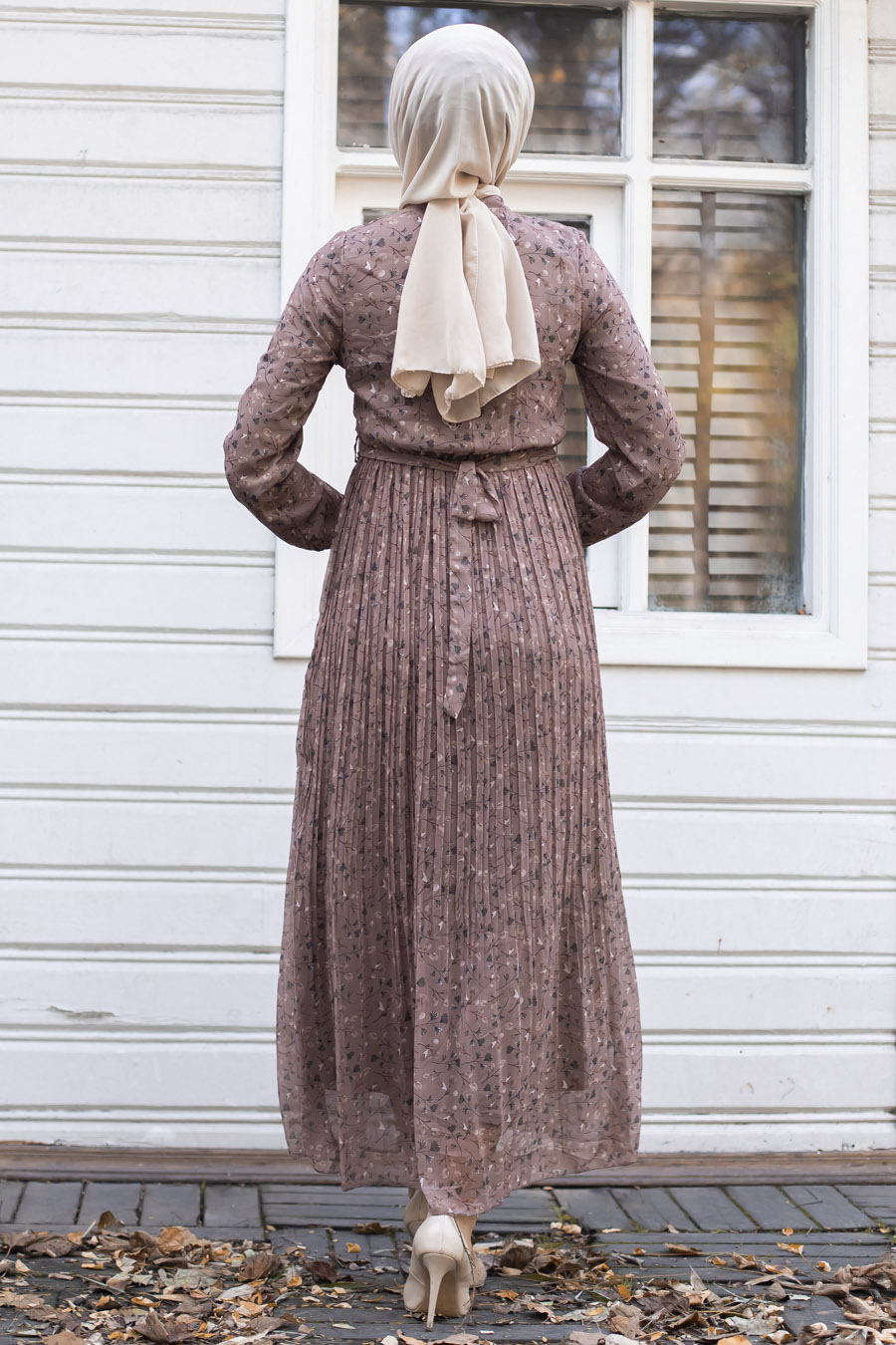 PATTERNED VISON COLOR DRESS 