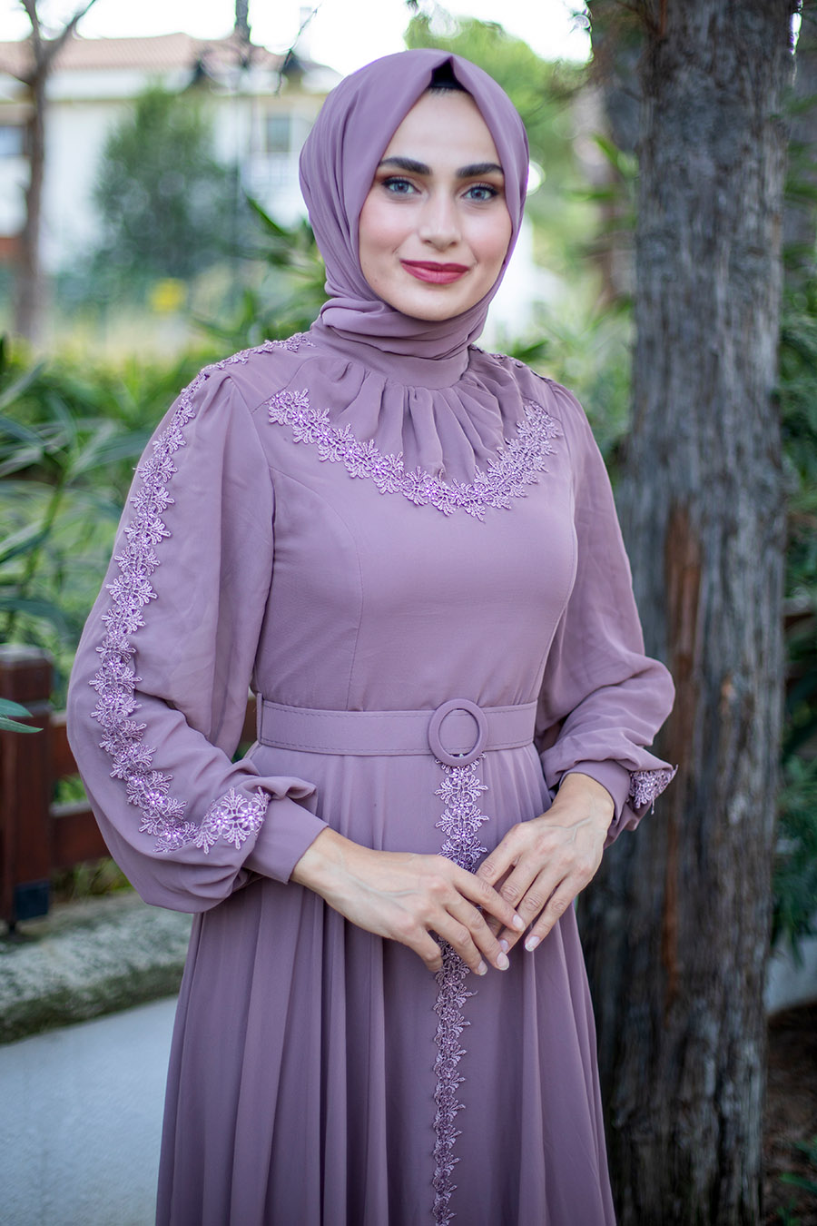 VISON COLOR EVENİNG DRESS 