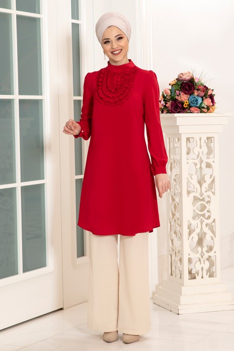 YADE RED TUNIC 